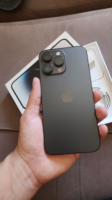 айфон 11 про макс 256 гб цена бишкек бу: IPhone 14 Pro Max, Колдонулган, 512 ГБ, Black Titanium, Кабель, Куту, 82 %