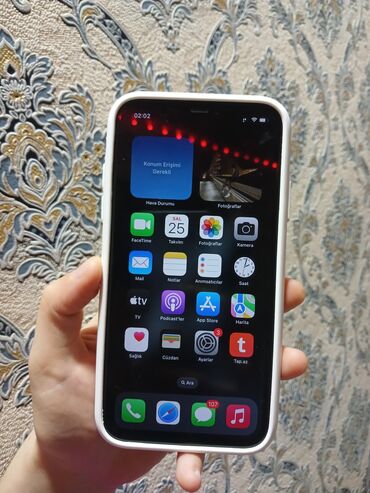 ikinci əl iphone 11: IPhone 11 Pro, 64 GB, Qırmızı, Zəmanət, Barmaq izi, Face ID