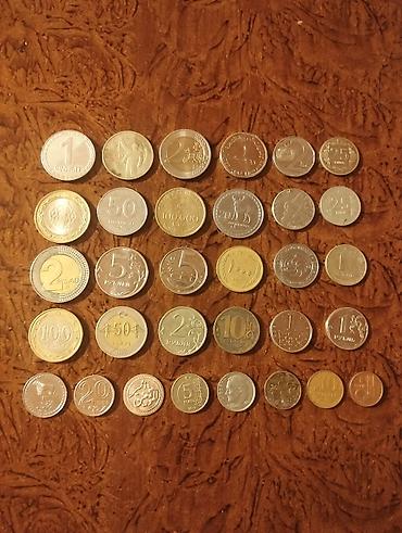 Müxtəlif ölkələrdən yığma metal pul kolleksiyası
satılır
