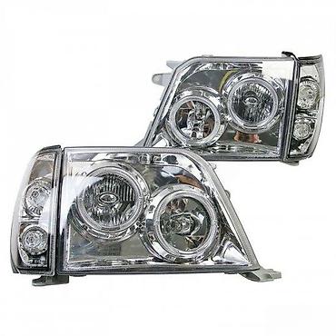 pracka sa laserom: HROM ANGEL EYES FAROVI TOYOTA LAND CRUISER 90 95 | Hrom beli tuning — 2