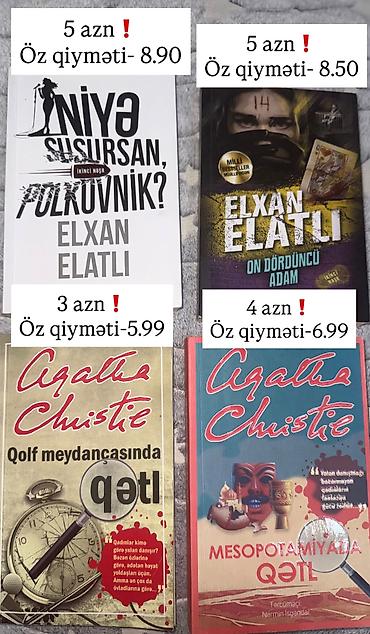 Dedektiv janrda kitablar, Elxan Elatlı və Agatha lalafo.az -da Dedektiv janrda kitablar, Elxan Elatlı və Agatha