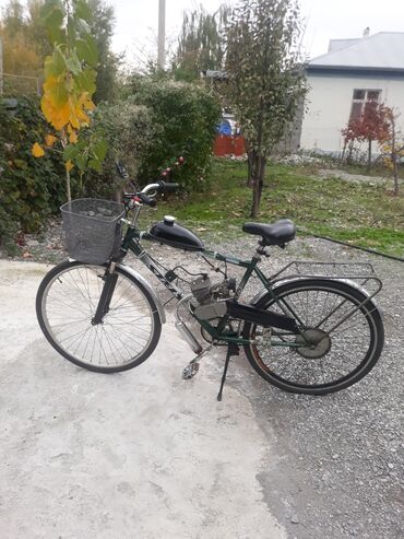 İdman və hobbi: Motorlu velosiped. Heçbir problemi yoxdur, tam işləkdir. Mühərrik 80