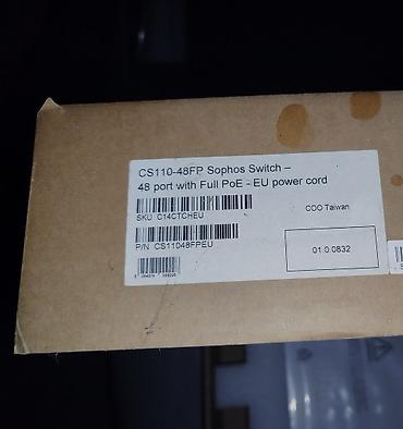 pn telecom: Sophos CS110-48FP şəbəkə switchi - Model: CS110-48FP (P/N — 1