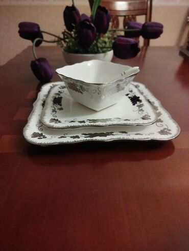 Çay dəstləri və servizlər: Çay dəsti, rəng - Ağ, Farfor, 12 nəfərlik — 4