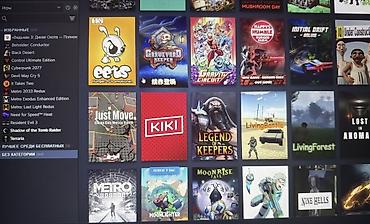 oyun adları: Steam hesabı – böyük oyun kolleksiyası Məzmun: - AAA və populyar — 2