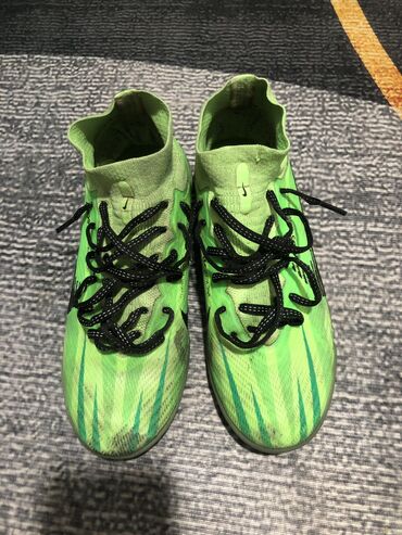 Кроссовки и спортивная обувь: Мужские кроссовки, 37.5, Nike, Б/у, цвет - Зеленый, Самовывоз