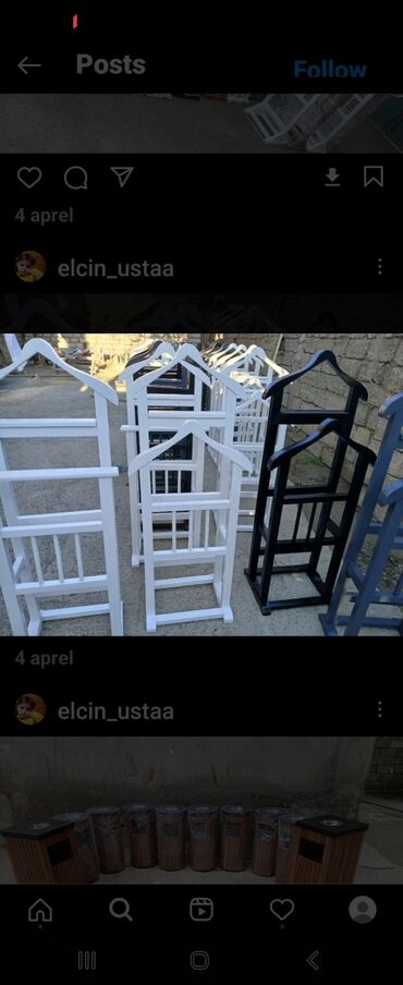 Asılqanlar: Paltar asilqanlari 35 manata sifaris ucun elaqe saxlayin — 15