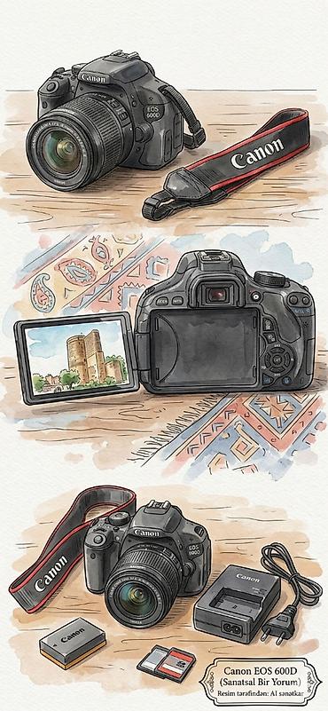 Canon EOS 600D + 18-55mm IS II Kit – İdeal Vəziyyətdə! Açıqlama: Həm lalafo.az -da Canon EOS 600D + 18-55mm IS II Kit – İdeal Vəziyyətdə! Açıqlama: Həm