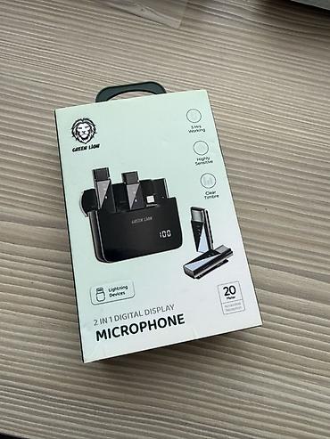 li l7 ultra: Беспроводной микрофон Green Lion 2 in 1 Digital Display - Комплект — 1