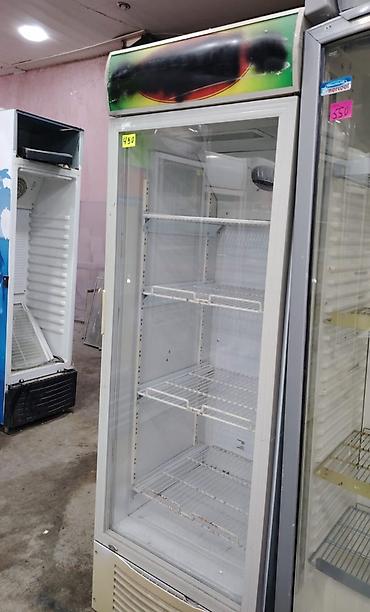 islenmis soyuducu: Tək qapılı vitrin soyuducu - Şüşə qapılı, mağaza və kafe üçün uyğun — 1