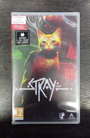 oyun kon: Nintendo switch üçün stray oyun diski. Tam yeni, original