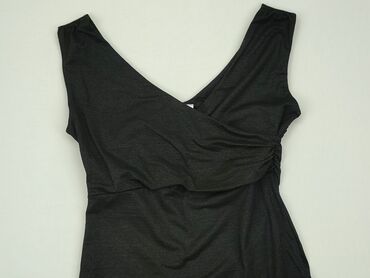 czarne bluzki krótki rękaw: Блуза жіноча, L, стан - Дуже гарний