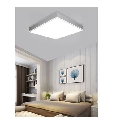 Spot lampalar: 60x60 ölçüdə Led panel Həm suvaq üstü, həm də asma tavan üçün led — 2