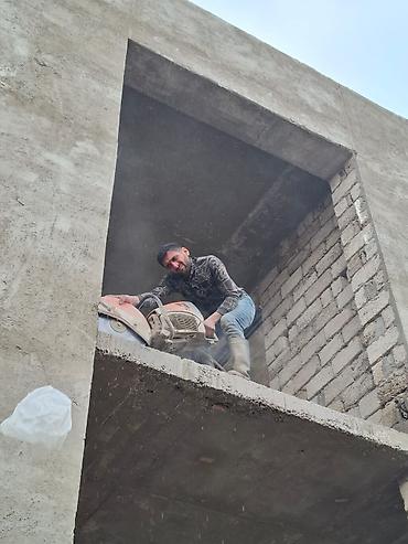 Beton işləri: Beton kəsimi və açılışların hazırlanması xidməti - Armaturlu beton — 1