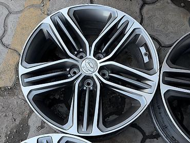 Диски: Литые Диски R 18 Hyundai, Комплект, отверстий - 5, Б/у — 7
