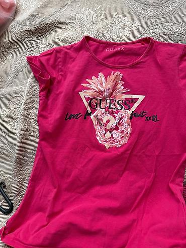 GUESS qadın T‑şörtü 10-12 yaş - Rəng: parlaq çəhrayı/fuşya - Ön lalafo.az -da GUESS qadın T‑şörtü 10-12 yaş - Rəng: parlaq çəhrayı/fuşya - Ön
