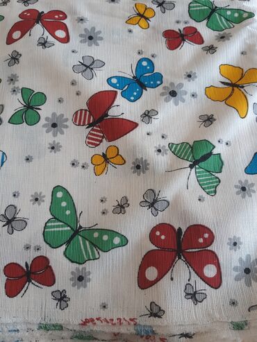 декатировка ткани: Ткань на шторы для детской комнаты. ширина ткани 1,5 метра, отрез 7,5