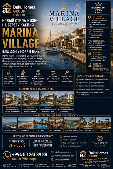 lokbatanda bina evleri 2022: Sea Breeze və Reportage Heights layihələrində investisiya və yaşayış — 3