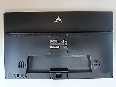 kohnə komputer: Alfa LED Monitor 75hz - Ekran ölçüsü: 22” (etiketdə “LED MONITOR — 7