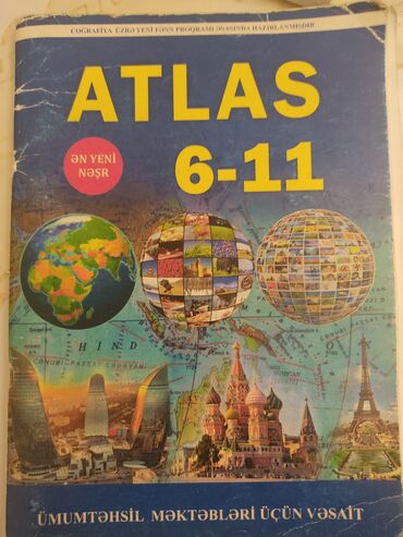 CD, DVD диски и кассеты: Bu atlas 6-11-ci sinif şagirdləri üçün nəzərdə tutulmuş coğrafiya