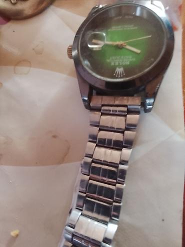 saat satişi: Paslanmayan poladdan metal qolbaqlı, analoq göstəricili kişi saatı — 1