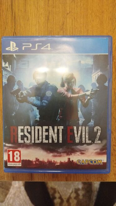 PS4 (Sony Playstation 4): Resident evil 2 satılır Təcili 25manat Yüngül ciziq var islemeyi