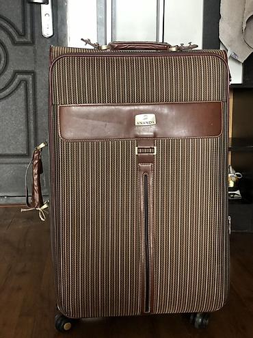 Чемоданы: Чемодан, Материал: Полиэстер, Большой (более 70 л), Вращающиеся колеса на 360° — 2