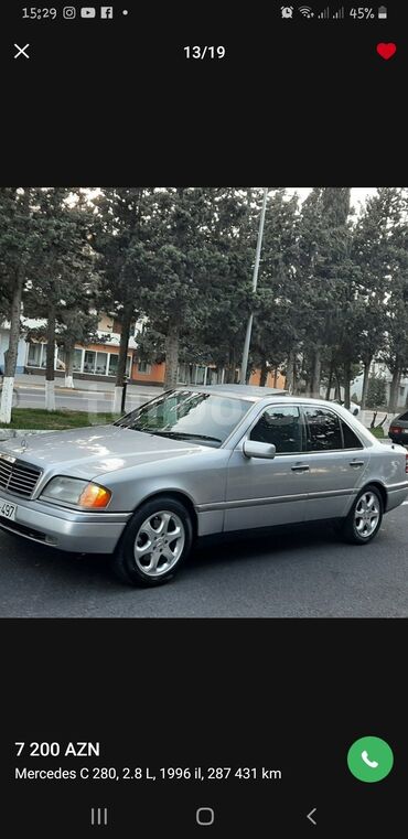 mersedes diski teker: Mercedes-Benz 280: 1 l | 1996 il Sedan