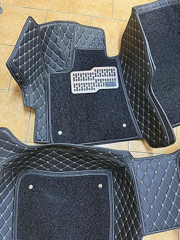 Полики: 5D Экокожа Полики Для салона цвет - Черный, Новый, Платная доставка — 9