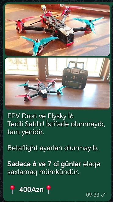 usag oyuncag: FPV dron və Flysky i6 satılır. Hər bir şey tam yenidir, istifadə — 1