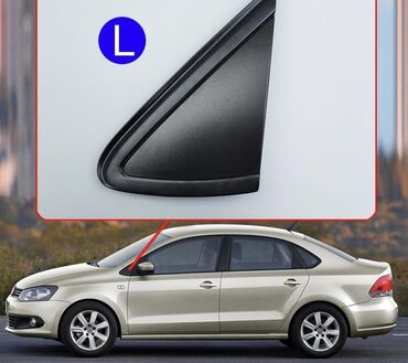 фольксваген поло 2013: Накладка крыла (уголок у зеркала) левый Volkswagen Polo, Фольксваген