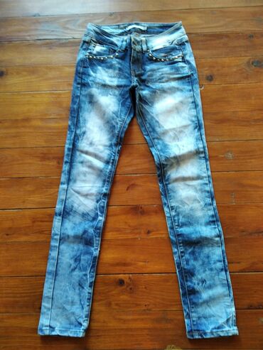 pantalone visokog struka: 26, Jeans, Regular rise, Straight