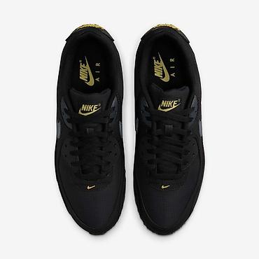solid 2 0 heets: NIKE Air Max 90 Black Buff Gold Men's br.42,5 cm 27
IB — 4