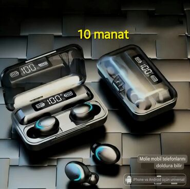 Qulaqcıqlar: Yeni Simsiz (Bluetooth) Qulaqcıqlar, rəng - Ağ — 11