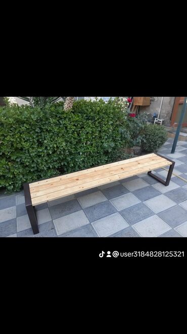 Taburetlər: Sənaye üslubunda bar tabureləri - Oturacaq: təbii ağacdan, yumru — 28