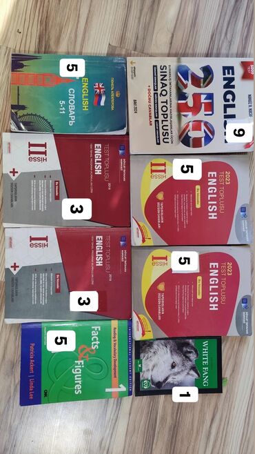Digər məktəb dərslikləri: Hamısı çox yaxşı vəziyyətdədir