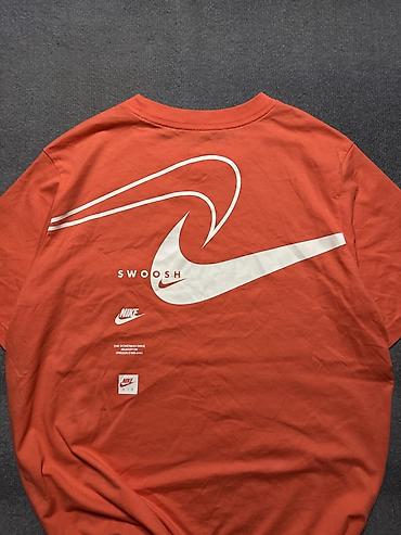 oversize tshirt: Futbolka, Nike, M, rəng - Narıncı — 5