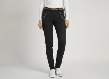 jeansy tanie damskie: Jeansy damskie, rozmiar S
