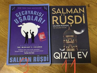 Охота и рыбалка: 📚 Satılır: Salman Rüşdi ’ nin kitabları 	•	Gecəyarısı Uşaqları