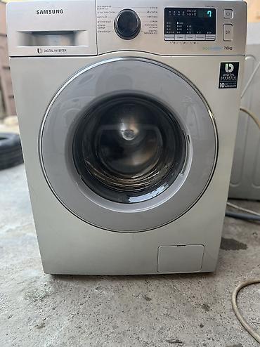 par ütüsü qiyməti: Paltaryuyan maşın Samsung, 7 kq, İşlənmiş, Avtomat, Qurutma var, Kredit yoxdur, Pulsuz çatdırılma, Ödənişli çatdırılma, Rayonlara çatdırılma — 1