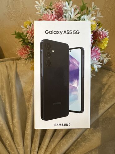 Samsung: Samsung Galaxy A55, 256 GB, rəng - Göy, Barmaq izi, İki sim kartlı