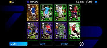 Kolleksiya kartları: EFootball hesabı – güclü komanda və zəngin kart kolleksiyası - — 23