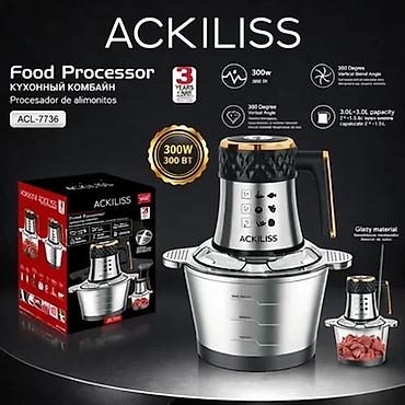 termal pasta: Ackiliss ACL-7736 300W Paslanmaz Polad Bıçaqlı Mətbəx Doğrayıcısı — 1