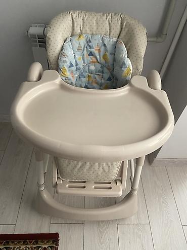 кресло горшок: Детский стульчик для кормления happy baby с большим съёмным столиком — 1