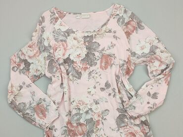 bluzki pudrowy róż eleganckie: Bluzka Damska, L, stan - Dobry