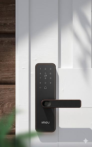 Фурнитура и комплектующие: №: 297 Məhsulun adı: Qapı kilidi Imou K1S-W Wi‑Fi, Bluetooth Brend — 1