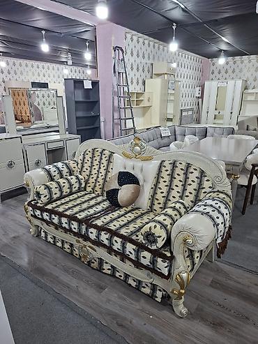 kreditle kunc divan: Klassik üslubda dəst: 3 yerlik divan + 2 ədəd kreslo - Dizayn — 1