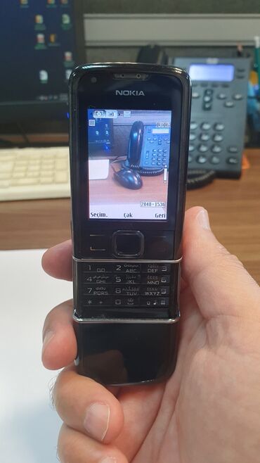 nokia 7260: Nokia 8, rəng - Qara, Düyməli