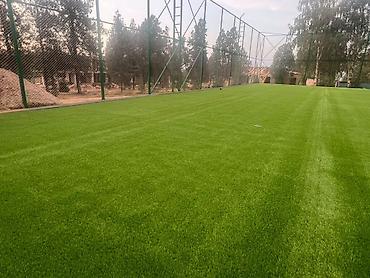 газон футболный: Искусственное спортивное покрытие для открытых площадок 2-см - Плотный — 2