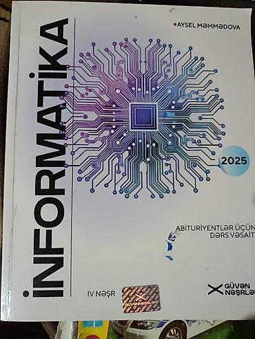 Книги и журналы: Məhsul: “İnformatika – Abituriyentlər üçün dərs vəsaiti” (2025), IV — 2